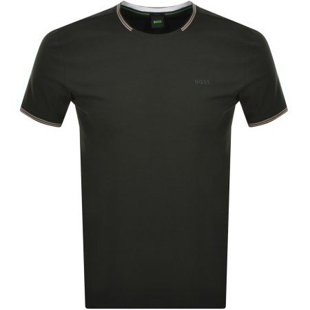 人気デザイナー BOSS Tee 6 Reflective Effect T Shirt Black | Mainline トップス